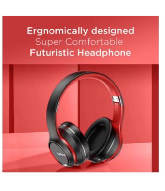HD200 Bluetooth Over-Ear Headphones Black/Red