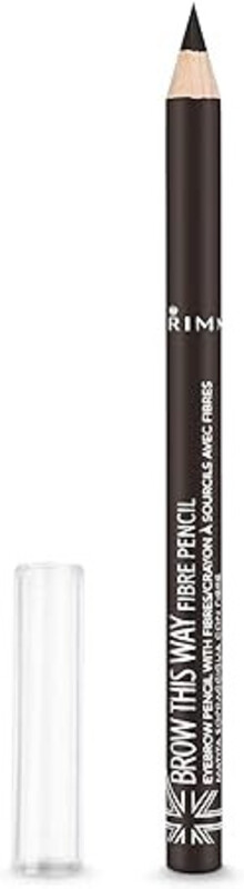 Rimmel London Brow This Way Fibre Pencil Softly Defines and Thickens Eyebrows Dark 1.1 g