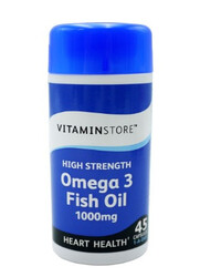 Vitaminstore Omega 3 Fish Oil 1000MG High Strength Heart Health