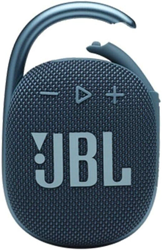 Jbl Clip 4 Portable Mini Bluetooth Speaker, Big Audio And Punchy Bass, Integrated Carabiner, Ip67 Waterproof And Dustproof, 10 Hours Of Playtime, Speaker For Home, Outdoor And Travel Blue