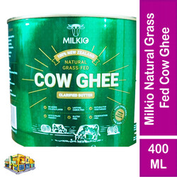 Milkio Natural Grass Fed Cow Ghee 400 ML Container