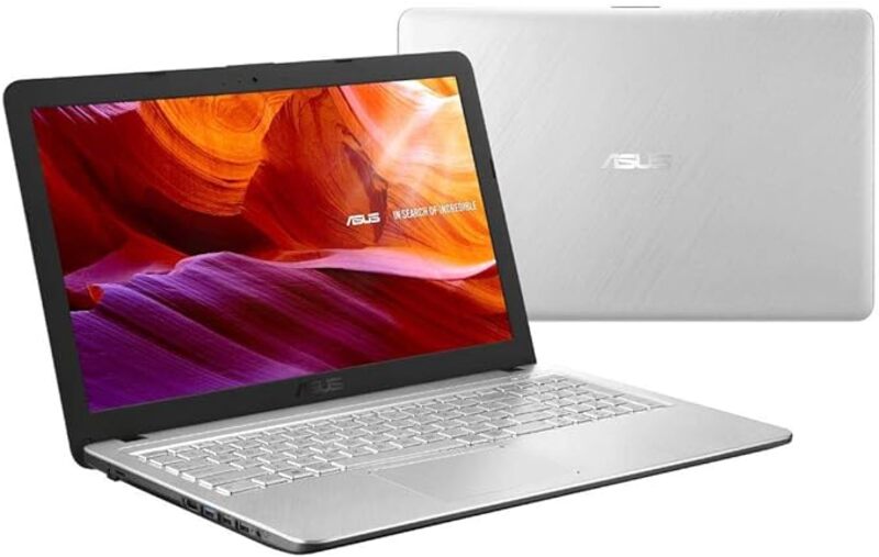 Asus 15 X543MA 15.6" Display Laptop, Intel Celeron N4020, Speed 1.1Ghz, 4GB RAM, 1TB HDD, Windows 10, English Keyboard - Silver