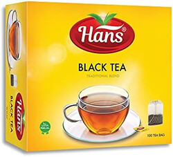 Hans Black Tea Bags 100TB, Black Tea Powder, Black Tea Powder Organic