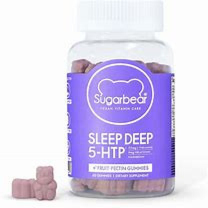 SugarBear Sleep Deep 5 Htp Vitamin 60 Vegetarian Gummies