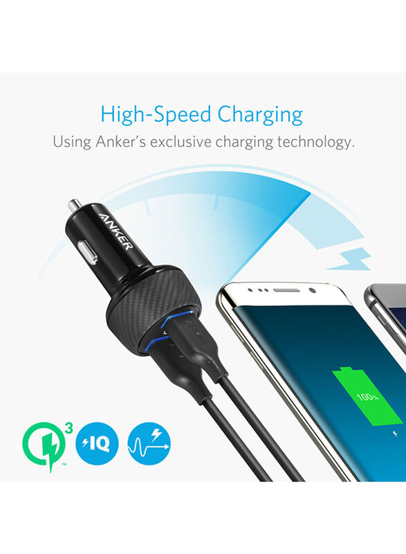 Anker PowerDrive Dual USB Fast Car Charger