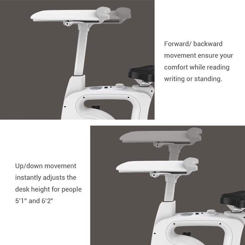 Lyftrack Desk Exercise Bike - White (Generic)