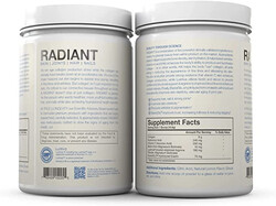 DRINK HRW Radiant, True Longevity Supplement - Lemon Flavor, 30 Servings