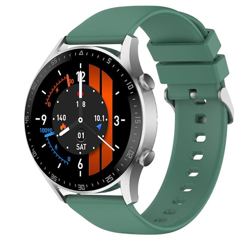 

Fire-Boltt India's No 1 Smartwatch Brand Talk 2 Bluetooth Calling Smartwatch with Dual Button, Hands On Voice Assistance (Silver Green)