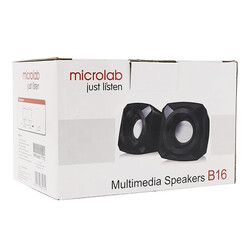 Microlab 2.0 Compact Stereo Speakers B16