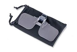 Carson Clip and Flip Hands-Free 1.5x (+2.25) Magnifying Lenses, Grey