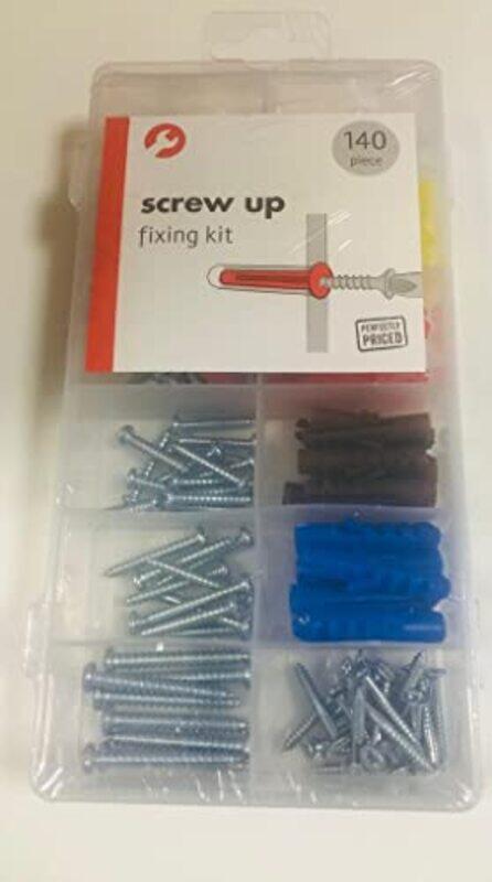 

Generic 140-Piece Screw Up Fixing Kit, Multicolour