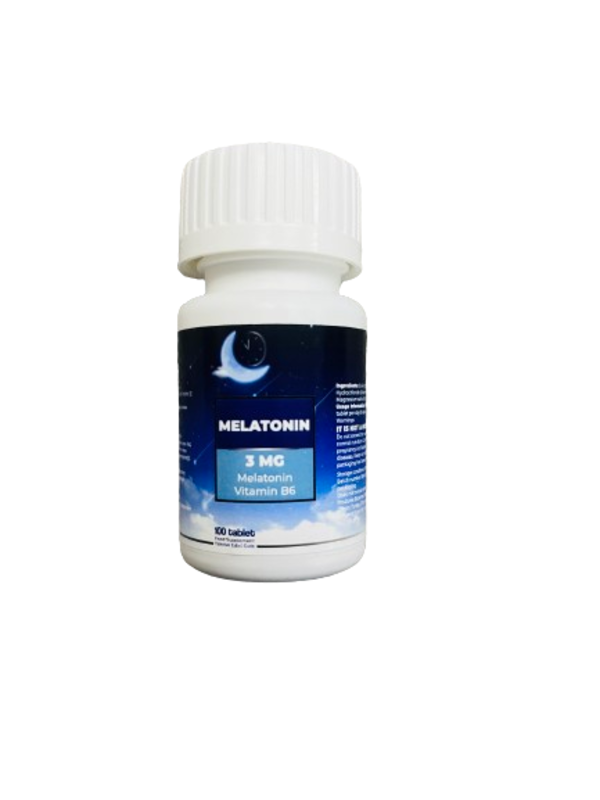 

Melatonin 3 MG Vitamin B6 100 Tablets