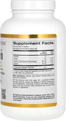 California Gold Nutrition Hydrolyzed Collagen Peptides,Vitamin C by California Gold Nutrition -Hair, Skin & Bones - Featuring Type I & III Collagen Peptides - Gluten Free, Non-GMO - 250 Tablets