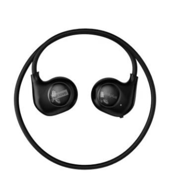 

Lenovo Thinkplus XT95II Bluetooth Headset Air Bone Conductive Comfort Wireless Sports Ear Hanging Neck Running Earphone Music Headset Black