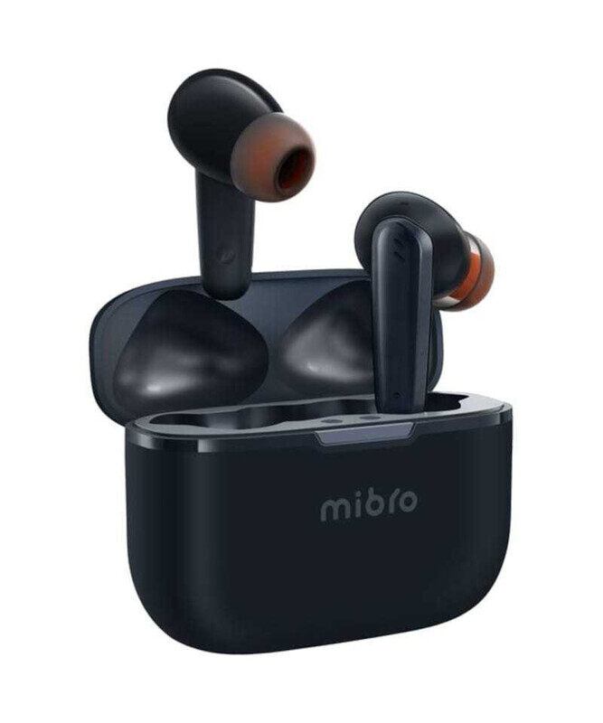 

Mibro Earbuds AC1 Hybrid ANC Earbuds IPX4 Water savings, 30 Hours Battery Life, Dark Blue Color