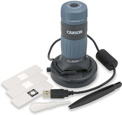 Carson MM-940 zPix 300 Zoom 86x-457x Power USB Digital Microscope with Integrated Camera and Video Capture
