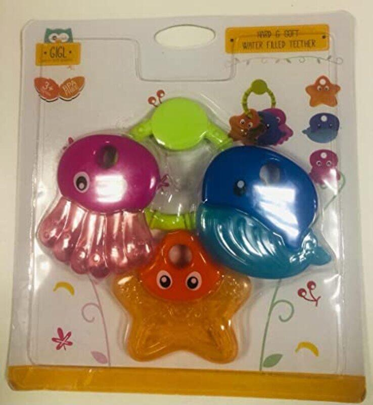 

Generic Hard & Soft Water Filled Teether, Multicolour