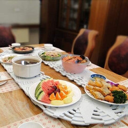 Lazy Susan (Turntable) for Rectangular or Oval Dining Tables (Model TTO-A: 6-8 Seats) 6-8 Grey 43237-2