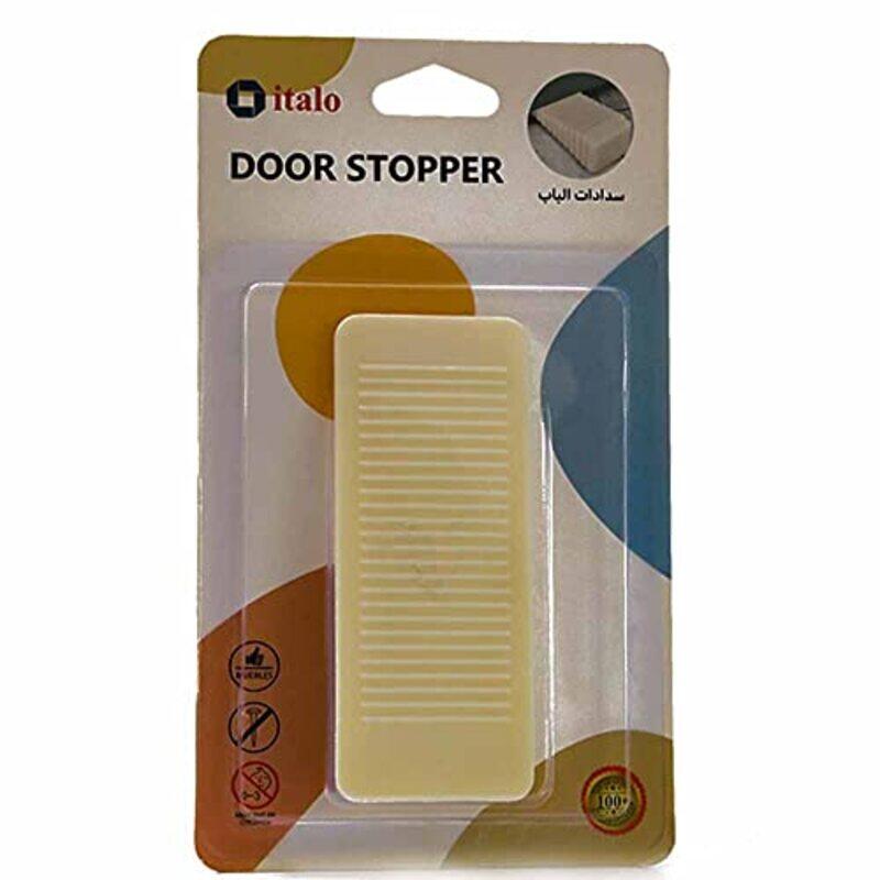 

Generic Non-Toxic Odourless Plastic Italo Rectangular Shape Door Stopper, 1 Piece, White