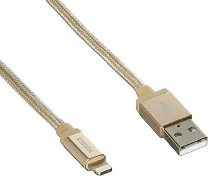 

Kanex 3-Meters Lightning Charging & Data Cable, Male USB Type A to Male Lightning Sync Cable, Gold