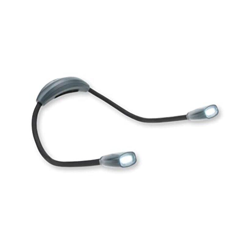 

Carson Dual Headed Cob LED Neck Light with Two Brightness Settings, Black