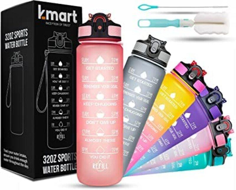 

K-Mart 1000ml Water Bottle 1000ml Sports Camping Water Bottle, Assorted