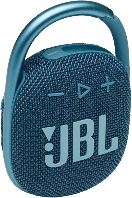 Jbl Clip 4 Portable Mini Bluetooth Speaker, Big Audio And Punchy Bass, Integrated Carabiner, Ip67 Waterproof And Dustproof, 10 Hours Of Playtime, Speaker For Home, Outdoor And Travel Blue