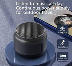 Lenovo Thinkplus Speaker, Bluetooth Version 5.0 Spearker/Outdoor Loudspeaker with 1200 mAh Battery Capacity, Black Color