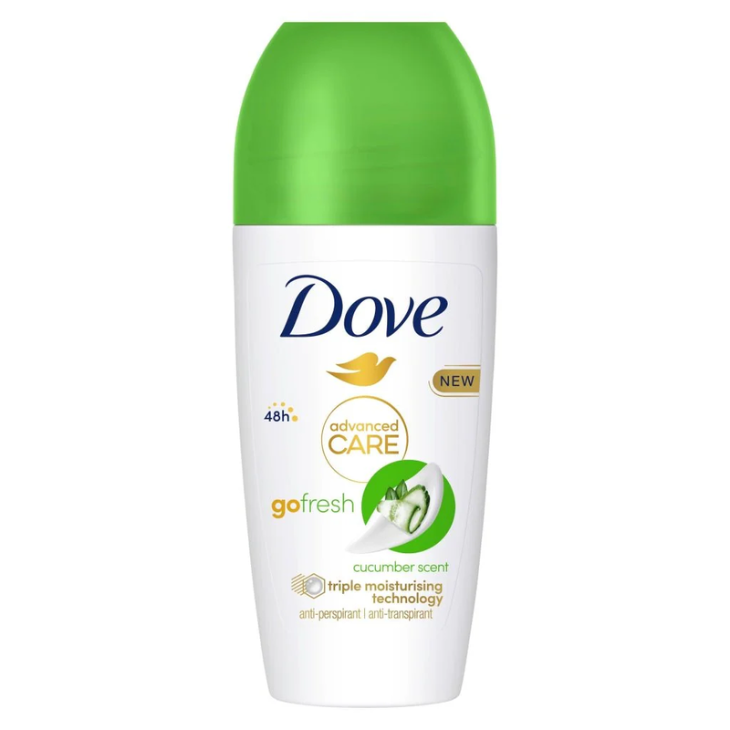 

Dove Roll On Advanced Care 50ml Cucumber, Green Tea