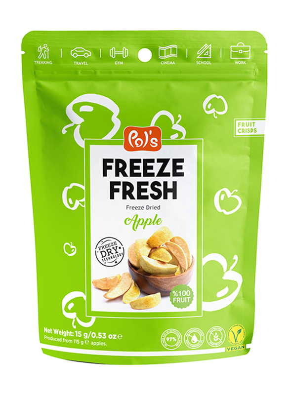 Pol's Freeze Fresh Freeze Dried Apple, 15g