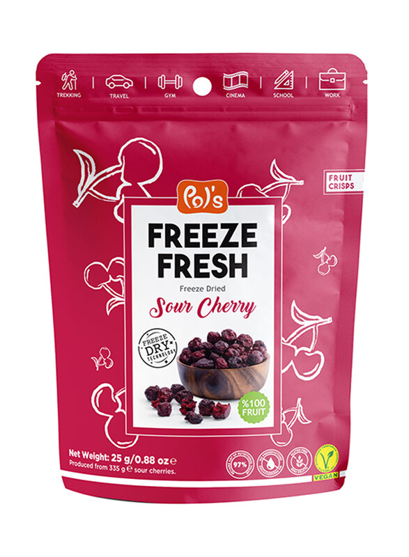 

Pol's Freeze Fresh Freeze Dried Sour Cherry, 25g