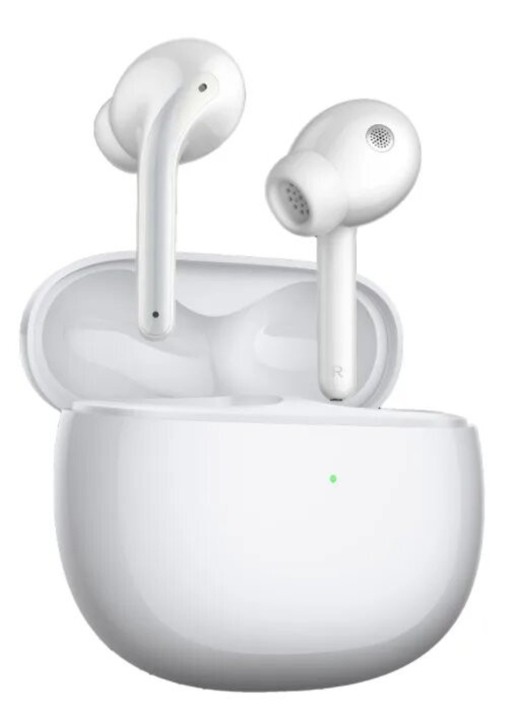 Xiaomi Buds 3 M2111E1 Wireless Earbuds Noise Cancellation Strong Bluetooth Connection 20 Hours BatteryTouch Control  IP54 Water Resistant  White