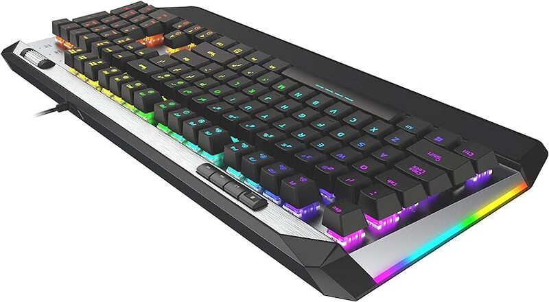 Patriot Viper Gaming V765 Mechanical Rgb Illuminated Gaming Keyboard WMedia Controls Kailh Box Switches104 Standard KeysRemovable Magnetic Palm Rest