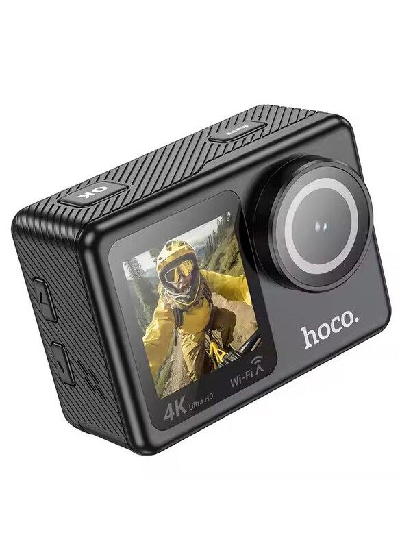 

Hoco DV101 Dual Colour Screen Sports Camera, Black