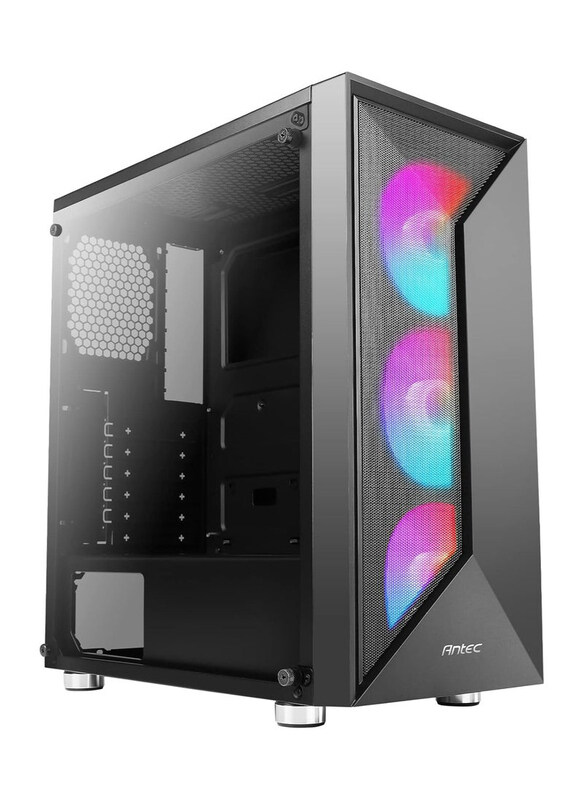 

N/a Antec ARGB Cabinet Mid-Tower Gaming Case, NX320, Black