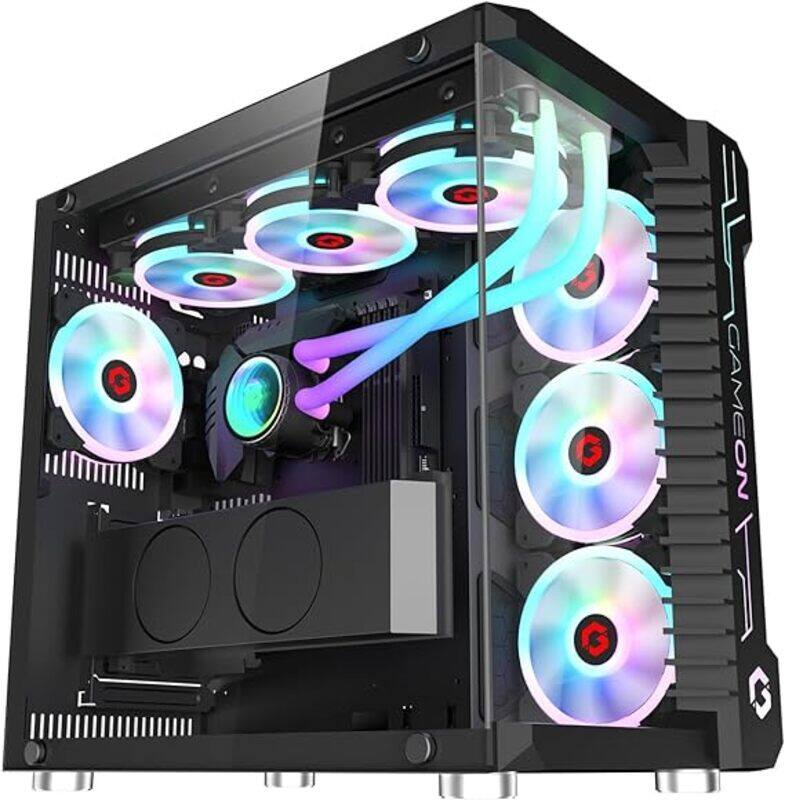 

Gameon GO-EMPERORIII-MARGB Remote 7 Fans Case Black