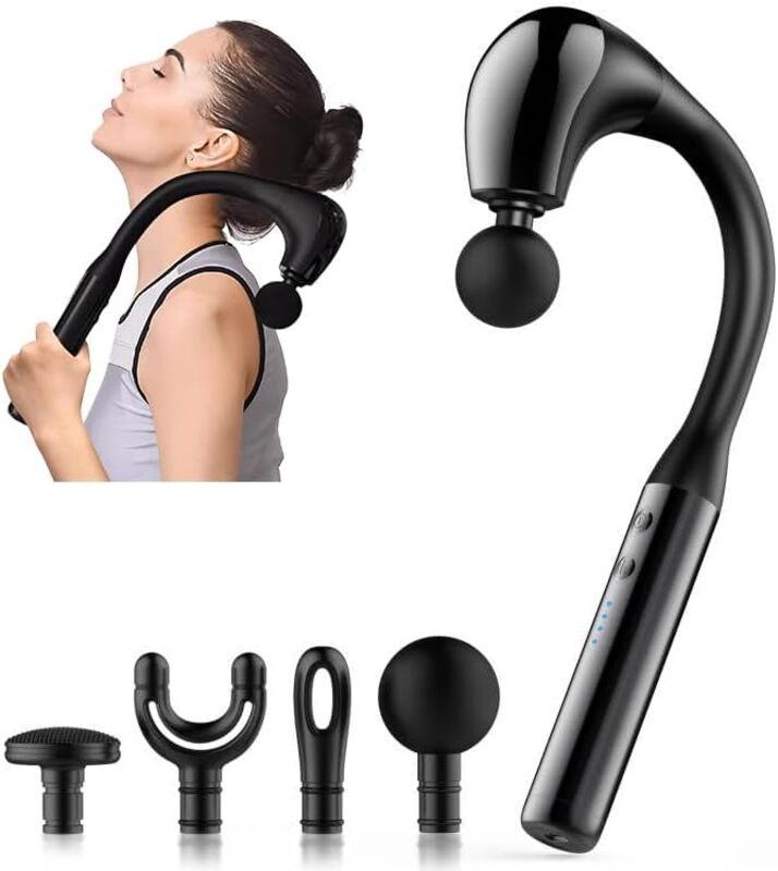 Fronnor Revolutionary U Shaped Massage Gun Back Massager for Pain Relief Deep Tissue Body