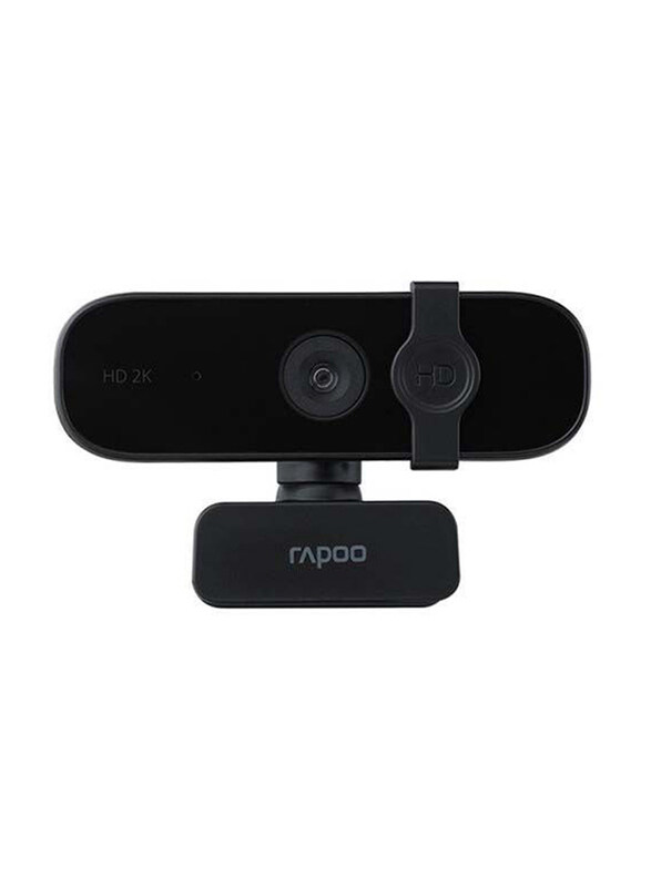 

Generic Rapoo Webcam USB 2.0 HD 2K with Mic, Black