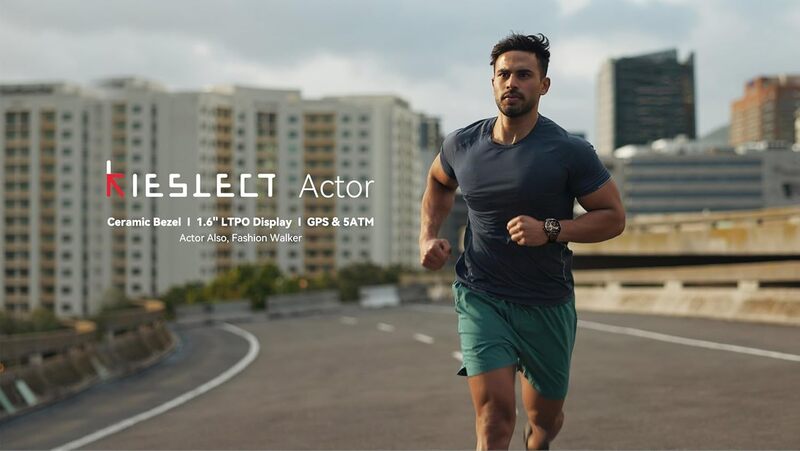 ساعة Kieselect Actor الذكية مع إطار سيراميك مذهل