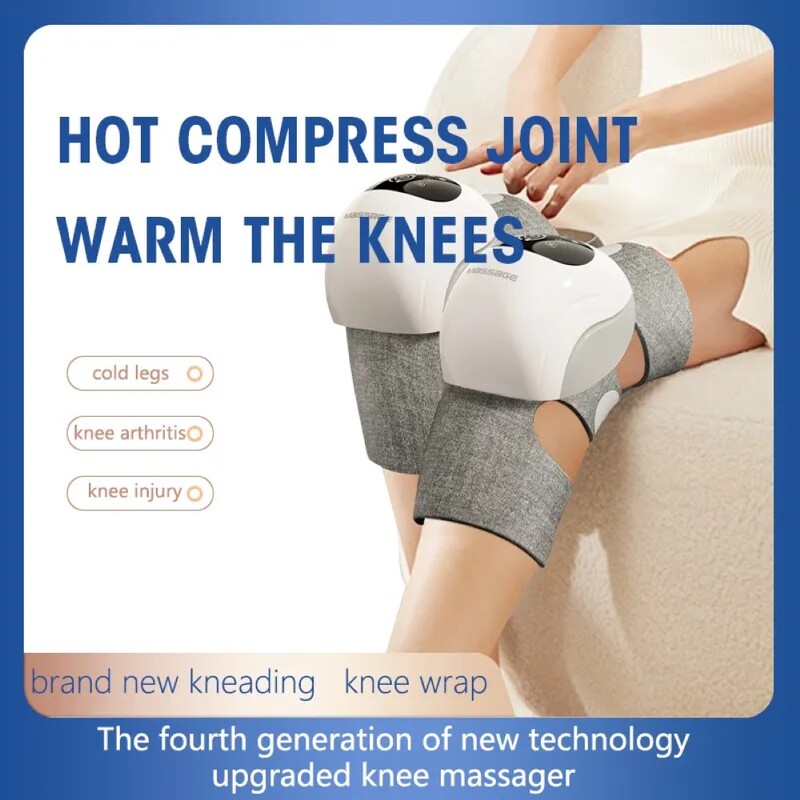 Wireless Knee Massager Circulation Vibration Heating Airbag