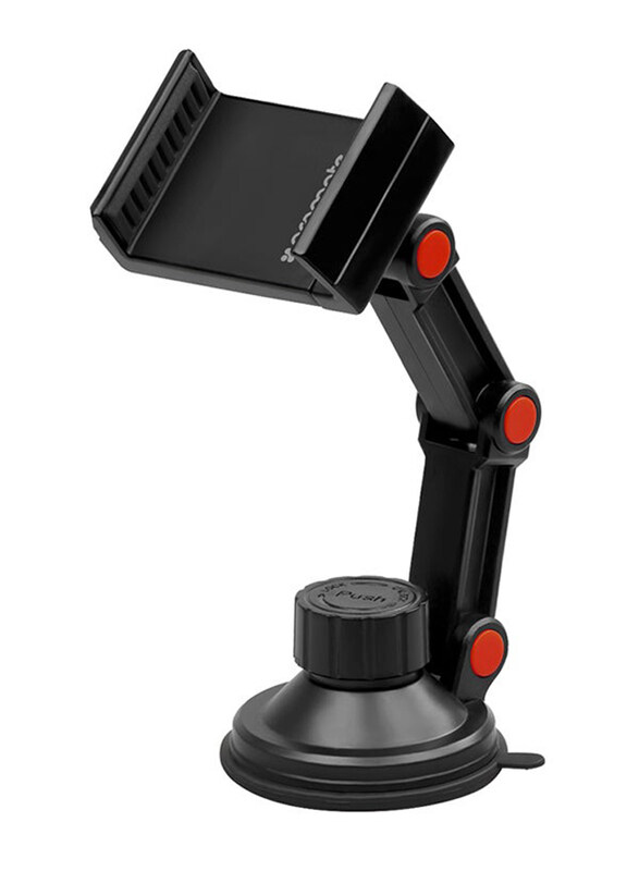 

Promate RiseMount Multi-Level 360 Degree Rotatable Car Mount Holder, Black