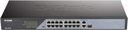 D Link DSS 100E 18P 18 Port Fast Ethernet PoE Unmanaged Surveillance Switch