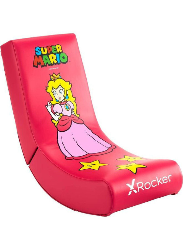 

Generic X Rocker Nintendo Allstar Peach Video Rocker Gaming Chair for PC Games, Orange