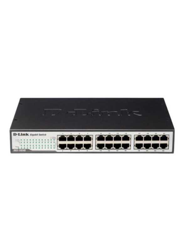 

D-Link DGS-1024D 24-Port Gigabit Ethernet Switch, Black
