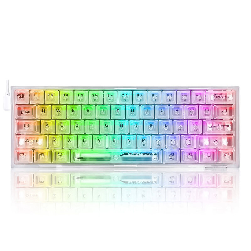 

Redragon Fizz RGB, wired 61 keys mechanical keyboard K617CT-RGB