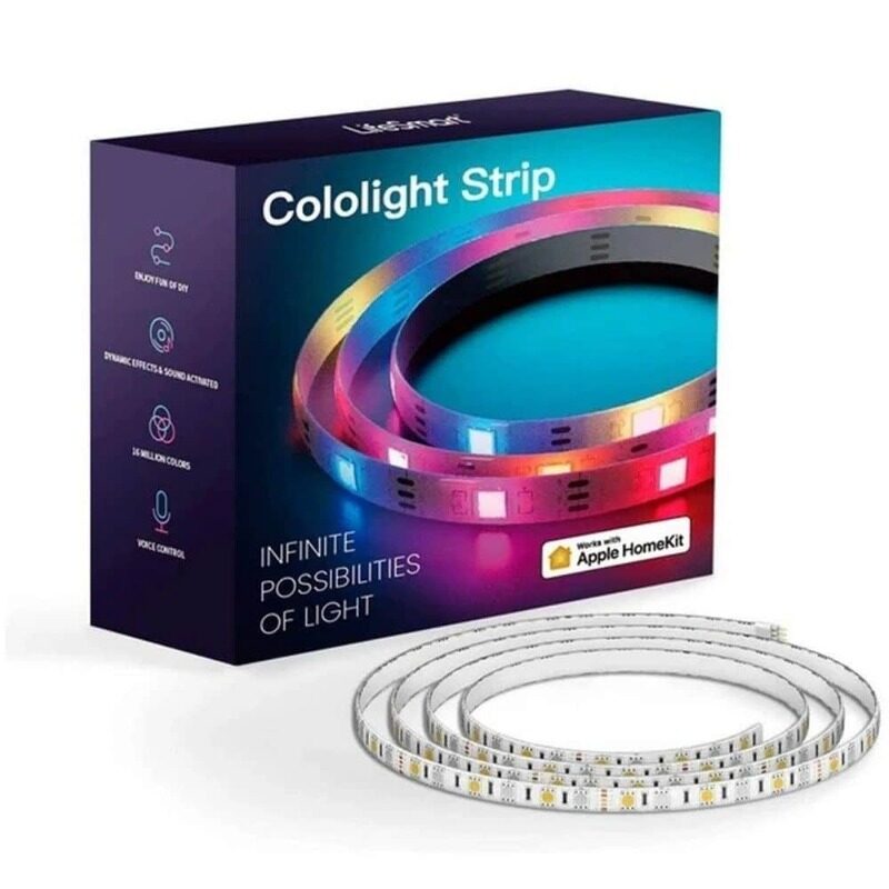 مجموعة شريط كولولايت، شريط LED ذكي، 30 LEDm، 2m