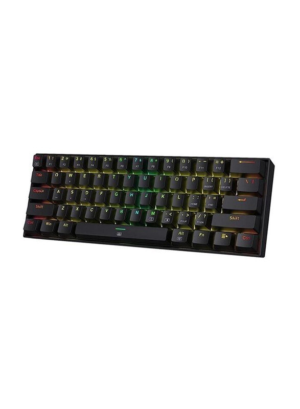 

Generic Redragon Dragonborn K630 Wired RGB 60% Mechanical Keyboard Outemu Red Linear Key Switches Hot-Swappable Detachable Type-C Cable Anti-Ghosting Keys, Bl