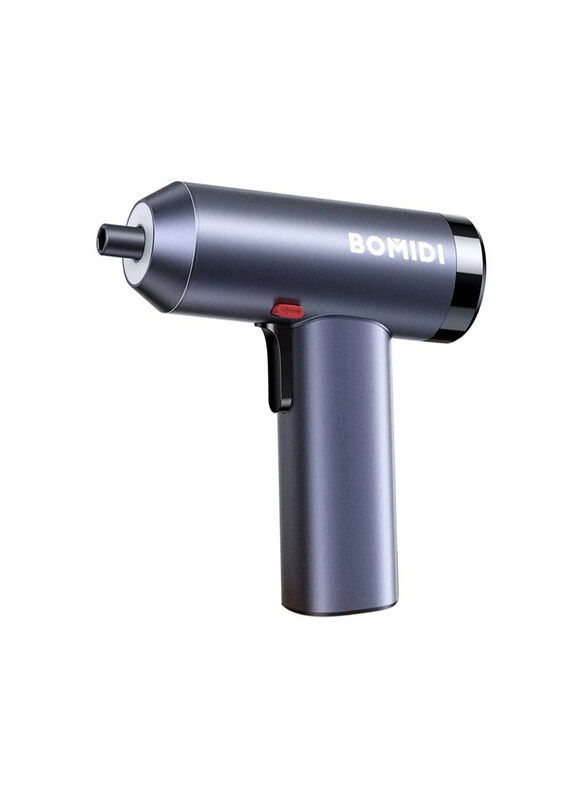 

Bomidi EGS01 Cordless Ergonomic Grip Lightweight Pistol Shape Gun Type Electric Screwdriver with Powerful Brushless Motor, Black