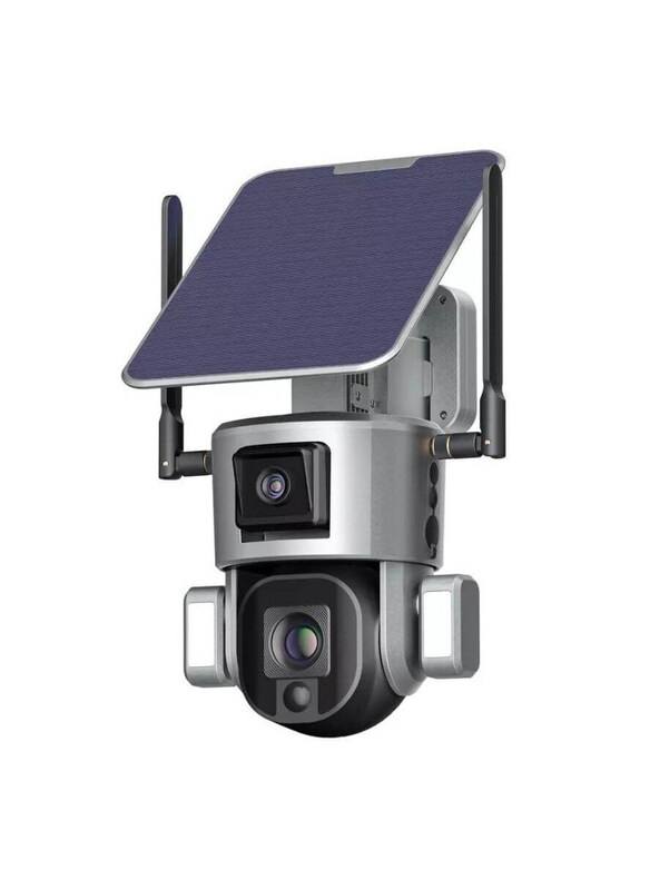 

Generic Ultra Low Power PTZ Battery Camera 4K Solar Dual Cameras, Multicolour
