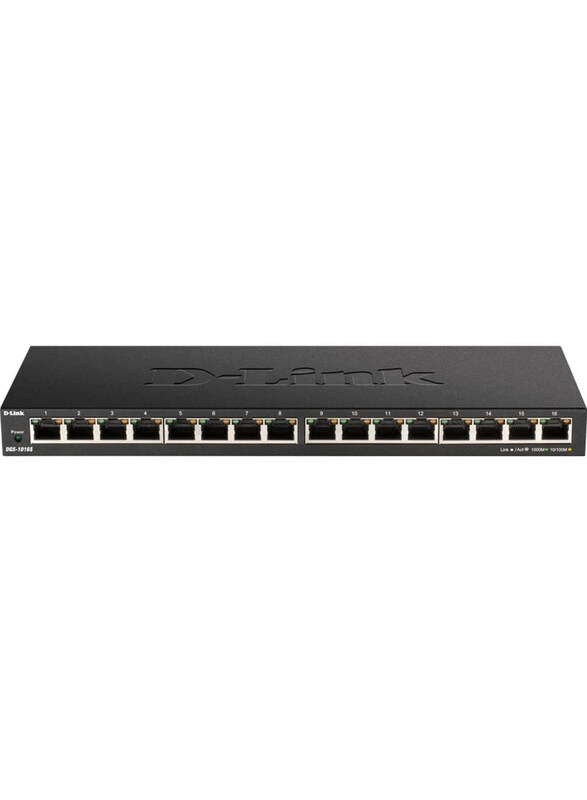 

D-Link DGS-1016S 16-Port Hubs, Black